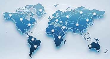 全球多节点加速示意图